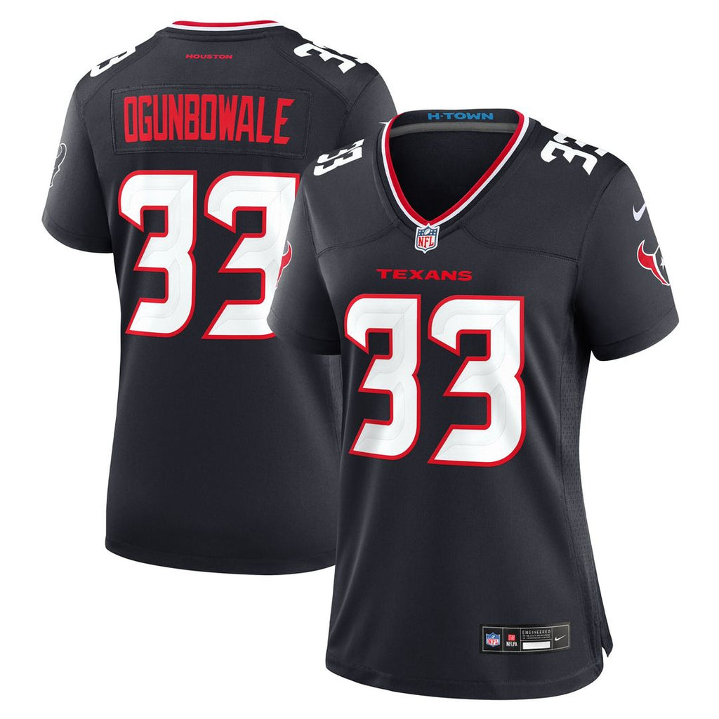 Dare Ogunbowale Houston Texans Nike Women's Team Game Jersey - Navy Official NFL Team Apparel Football Fan Gear