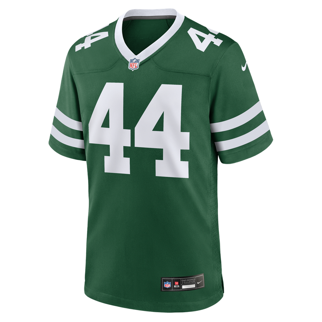 Jamien Sherwood New York Jets Nike Team Game Jersey - Legacy Green Official NFL Team Apparel Football Fan Gear