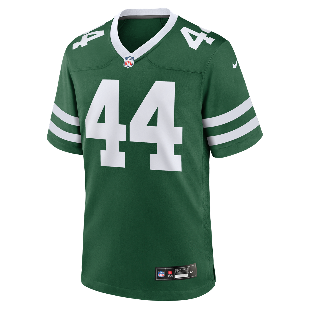 Jamien Sherwood New York Jets Nike Team Game Jersey - Legacy Green Official NFL Team Apparel Football Fan Gear