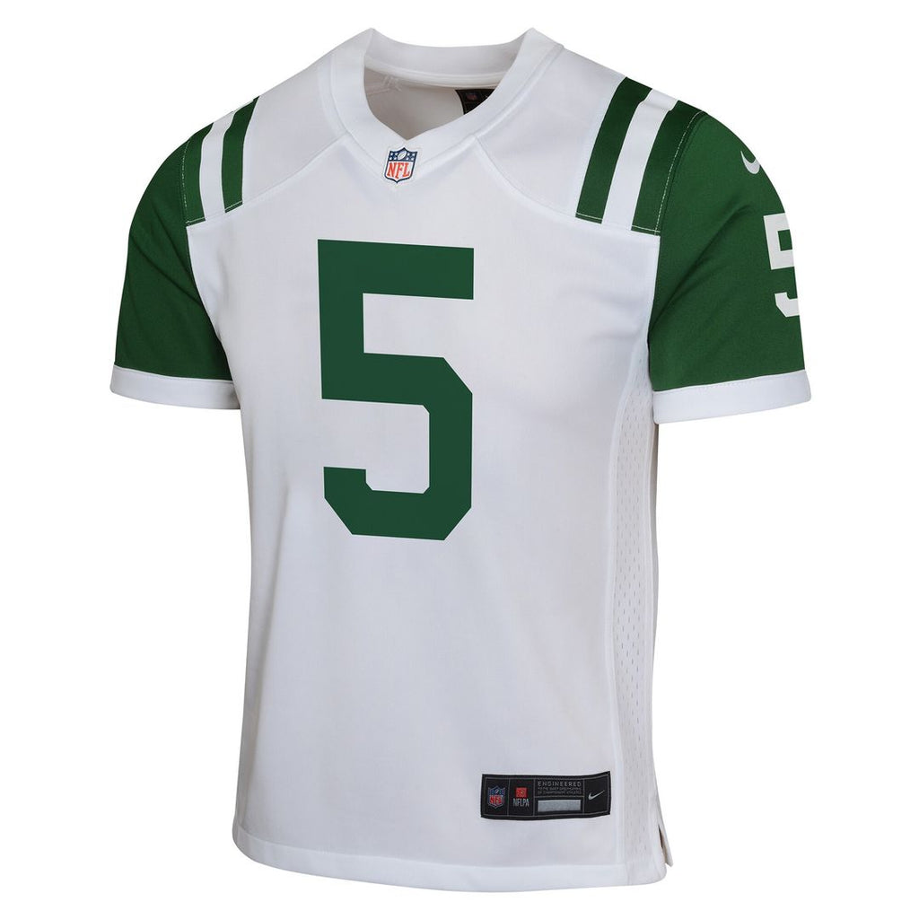 Garrett Wilson New York Jets Nike Youth Game Jersey - White Official NFL Team Apparel Football Fan Gear