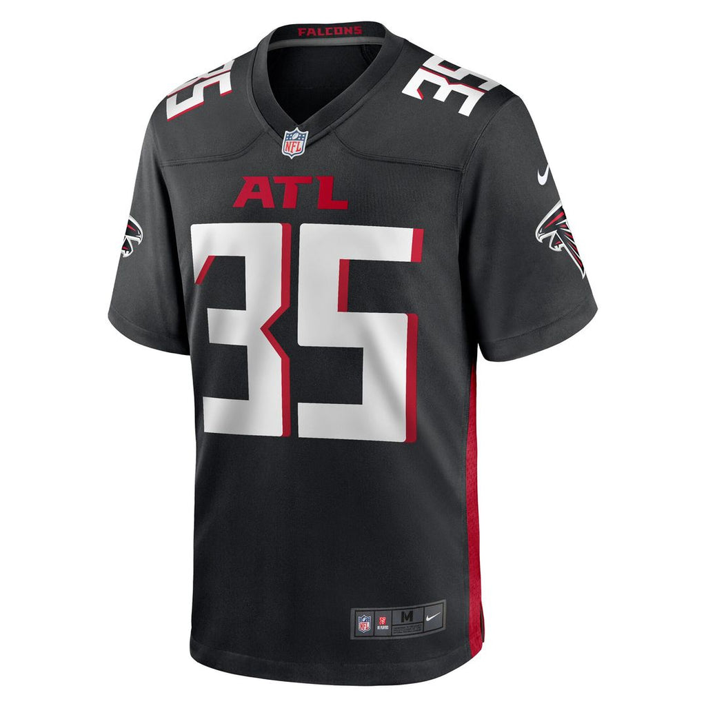 Natrone Brooks Atlanta Falcons Nike Team Game Jersey - Black Official NFL Team Apparel Football Fan Gear