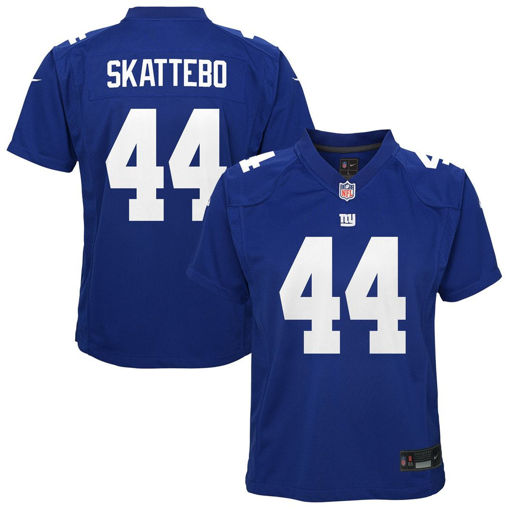 Cam Skattebo New York Giants Nike Youth Team Game Jersey - Royal Official NFL Team Apparel Football Fan Gear