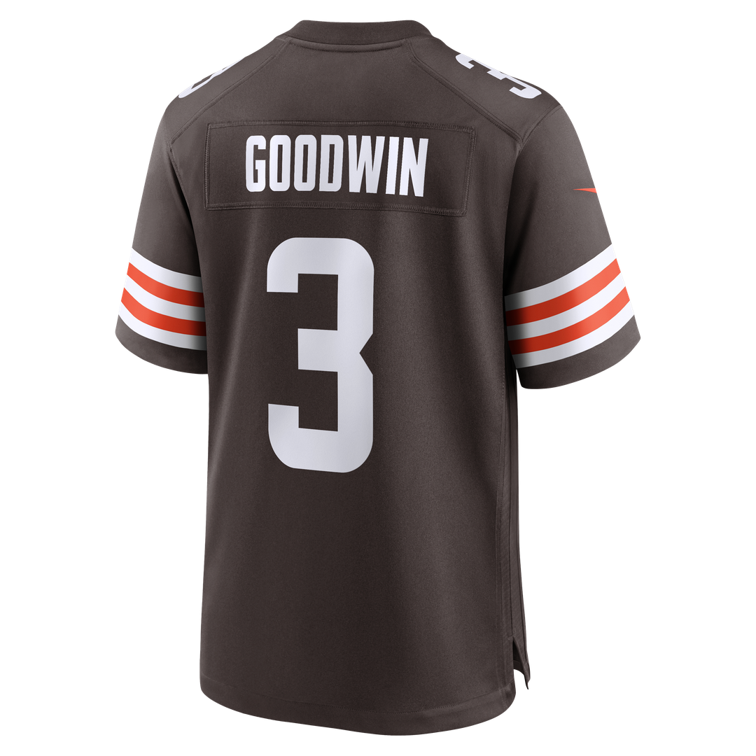 Marquise Goodwin Cleveland Browns Nike Team Game Jersey - Brown Official NFL Team Apparel Football Fan Gear
