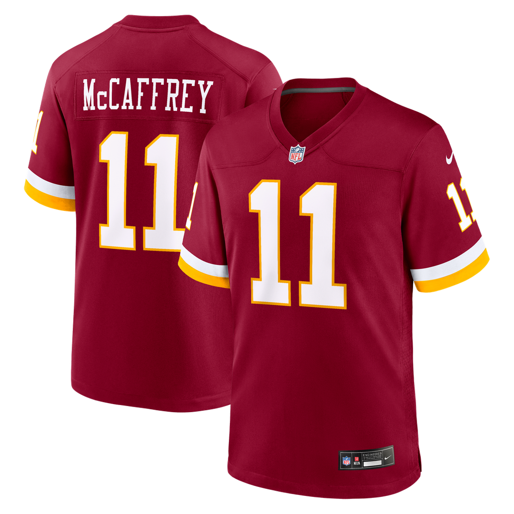 Luke McCaffrey Washington Commanders Nike Game Jersey - Burgundy Official NFL Team Apparel Football Fan Gear