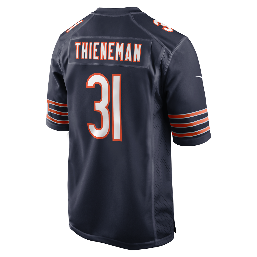 Dillon Thieneman Chicago Bears Nike 2026 NFL Draft First Round Pick No. 25 Team Game Jersey - Navy Official NFL Team Apparel Football Fan Gear