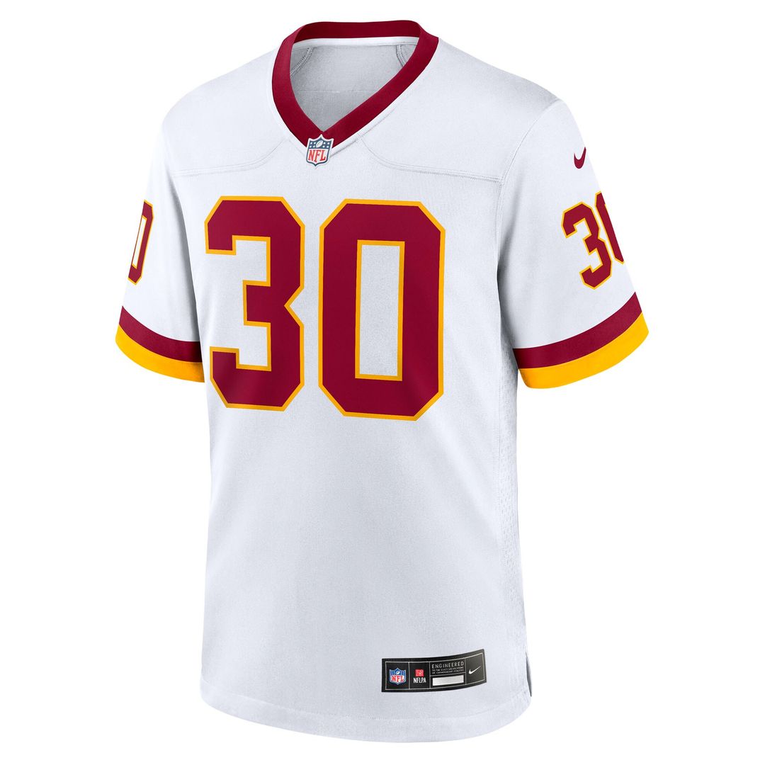 Austin Ekeler Washington Commanders Nike Game Super Bowl Era Jersey - White Official NFL Team Apparel Football Fan Gear