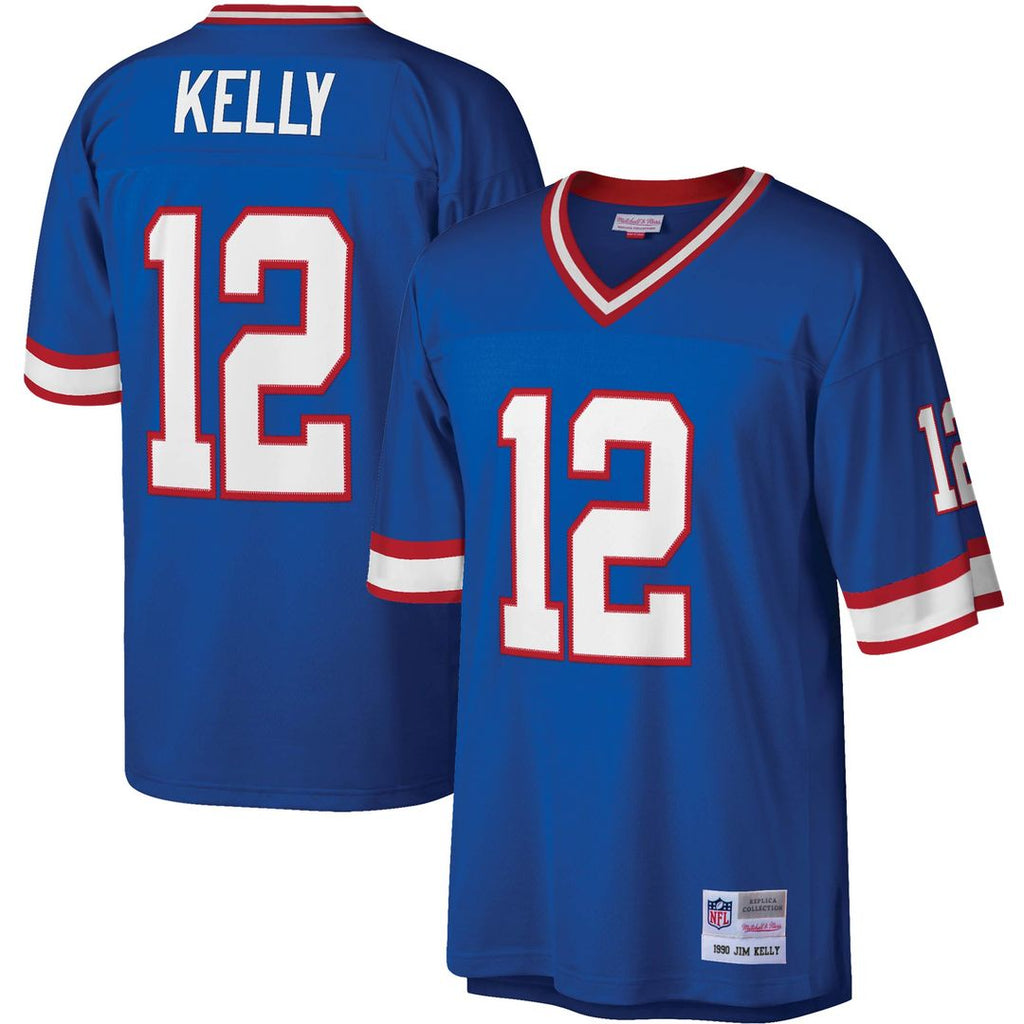 Jim Kelly Buffalo Bills Mitchell & Ness Legacy Replica Jersey - Royal Official NFL Team Apparel Football Fan Gear