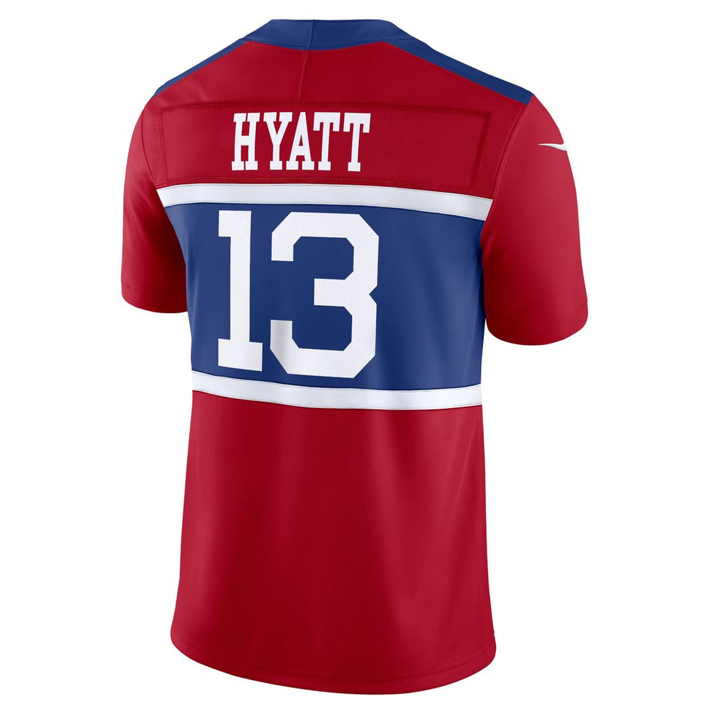 Jalin Hyatt New York Giants Nike Alternate Vapor F.U.S.E. Limited Jersey - Century Red Official NFL Team Apparel Football Fan Gear