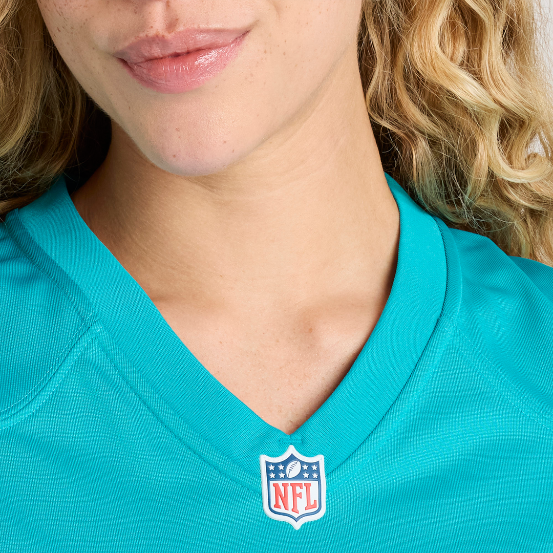Jacob Rodriguez Miami Dolphins Nike Women's Team Game Jersey - Aqua Official NFL Team Apparel Football Fan Gear