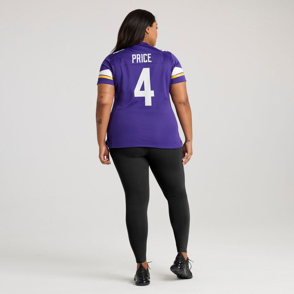 Myles Price Minnesota Vikings Nike Women's Team Game Jersey - Purple Official NFL Team Apparel Football Fan Gear