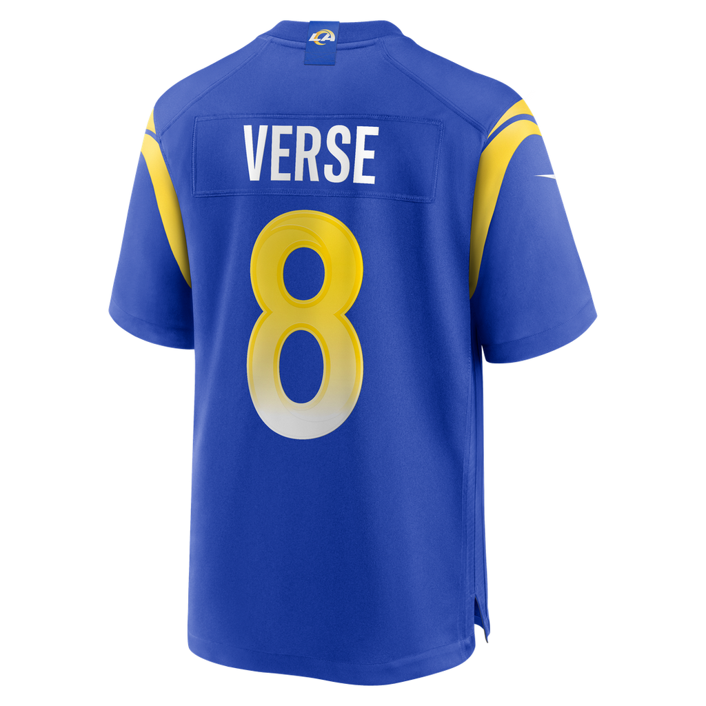 Jared Verse Los Angeles Rams Nike Player Game Jersey - Royal Official NFL Team Apparel Football Fan Gear