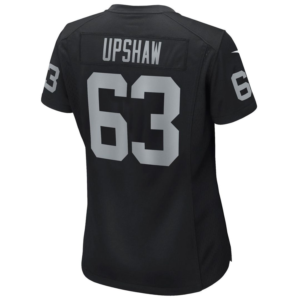Gene Upshaw Las Vegas Raiders Nike Women's Game Retired Player Jersey - Black Official NFL Team Apparel Football Fan Gear