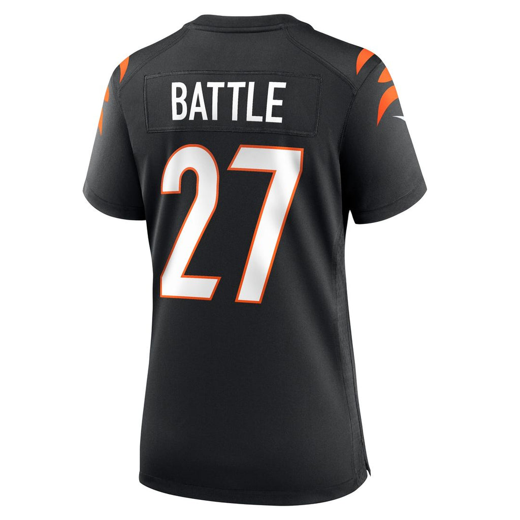 Jordan Battle Cincinnati Bengals Nike Women's Team Game Jersey - Black Official NFL Team Apparel Football Fan Gear