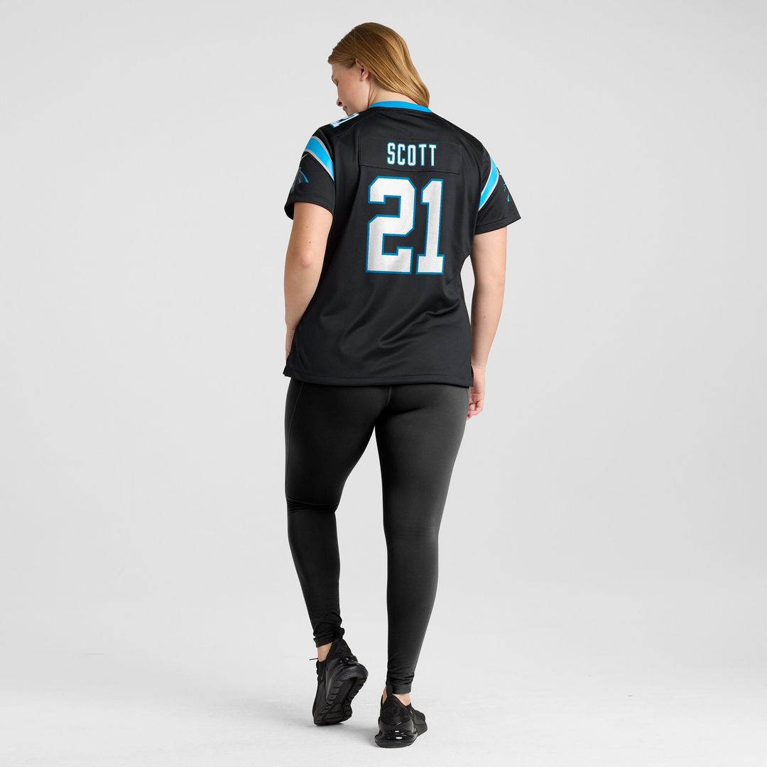Nick Scott Carolina Panthers Nike Women's Game Jersey - Black Official NFL Team Apparel Football Fan Gear