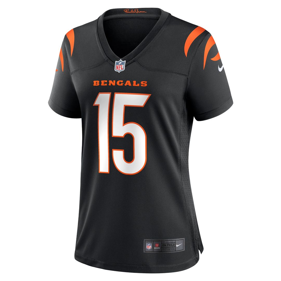 Charlie Jones Cincinnati Bengals Nike Women's Team Game Jersey - Black Official NFL Team Apparel Football Fan Gear