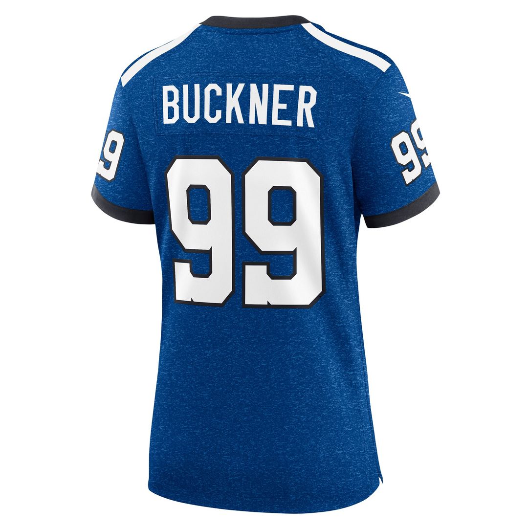DeForest Buckner Indianapolis Colts Nike Women's Indiana Nights Alternate Game Jersey - Royal Official NFL Team Apparel Football Fan Gear