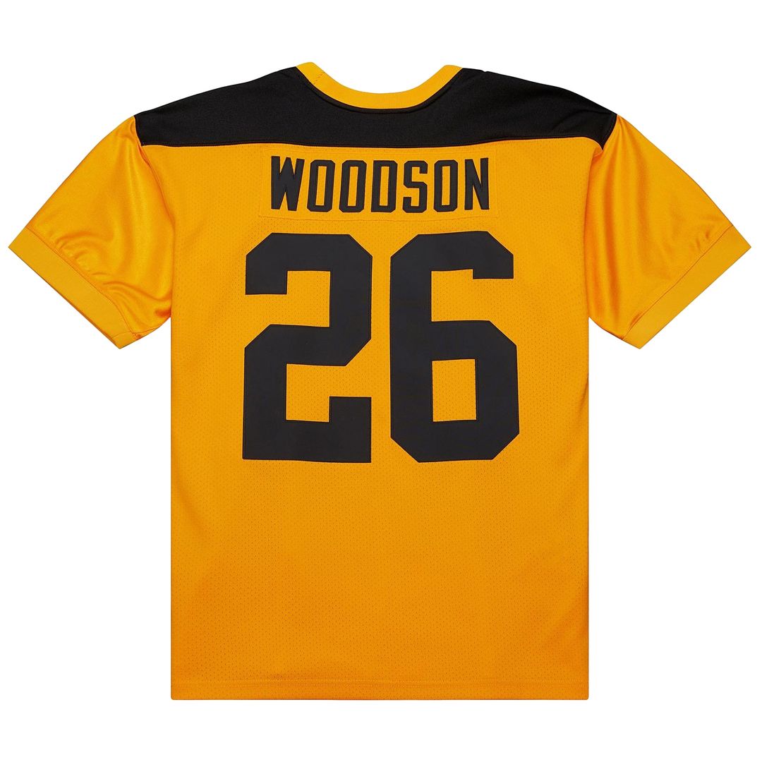 Rod Woodson Pittsburgh Steelers 1994 Mitchell & Ness Authentic Throwback Retired Player Jersey - Gold Official NFL Team Apparel Football Fan Gear