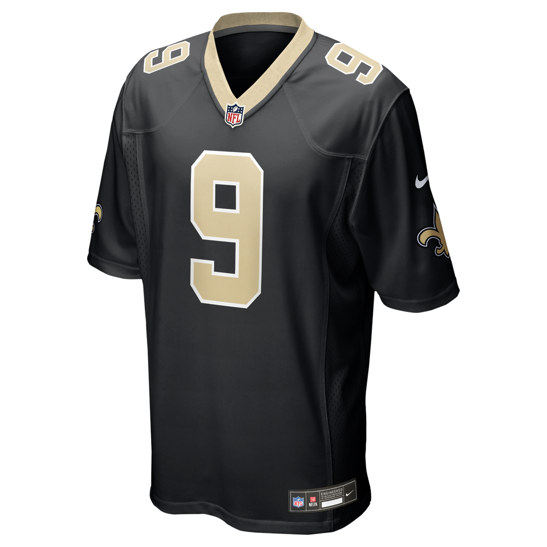 Drew Brees New Orleans Saints Nike Team Game Jersey - Black Official NFL Team Apparel Football Fan Gear