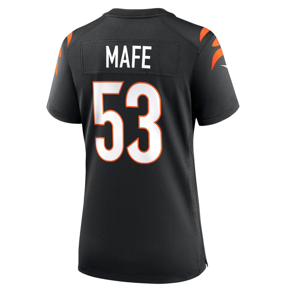 Boye Mafe Cincinnati Bengals Nike Women's Team Game Jersey - Black Official NFL Team Apparel Football Fan Gear