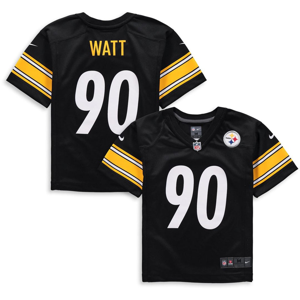 T.J. Watt Pittsburgh Steelers Nike Preschool Game Jersey - Black Official NFL Team Apparel Football Fan Gear