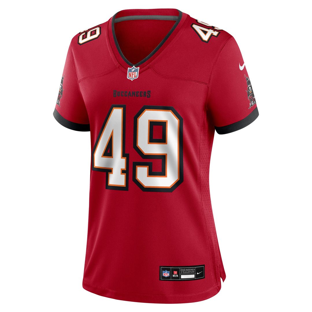 Owen Wright Tampa Bay Buccaneers Nike Women's Team Game Jersey - Red Official NFL Team Apparel Football Fan Gear
