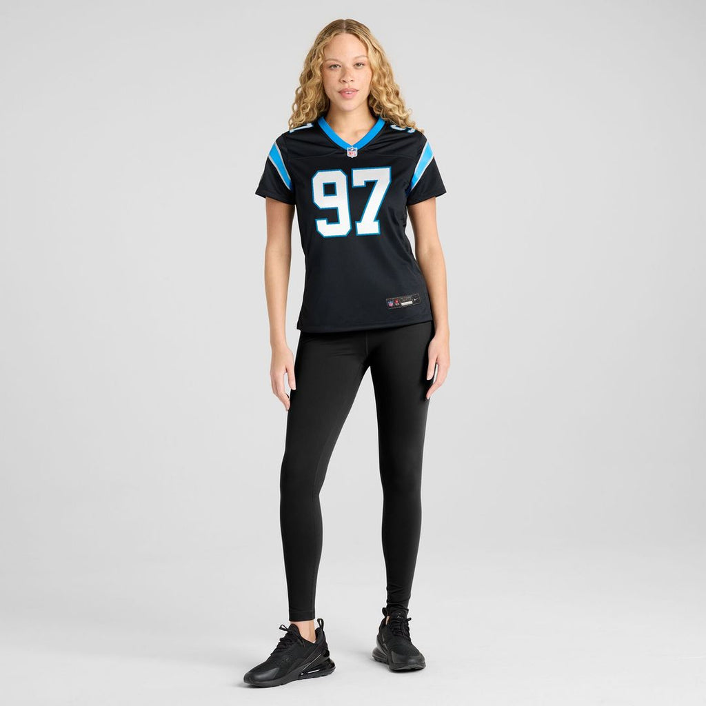 Bobby Brown III Carolina Panthers Nike Women's Team Game Jersey - Black Official NFL Team Apparel Football Fan Gear