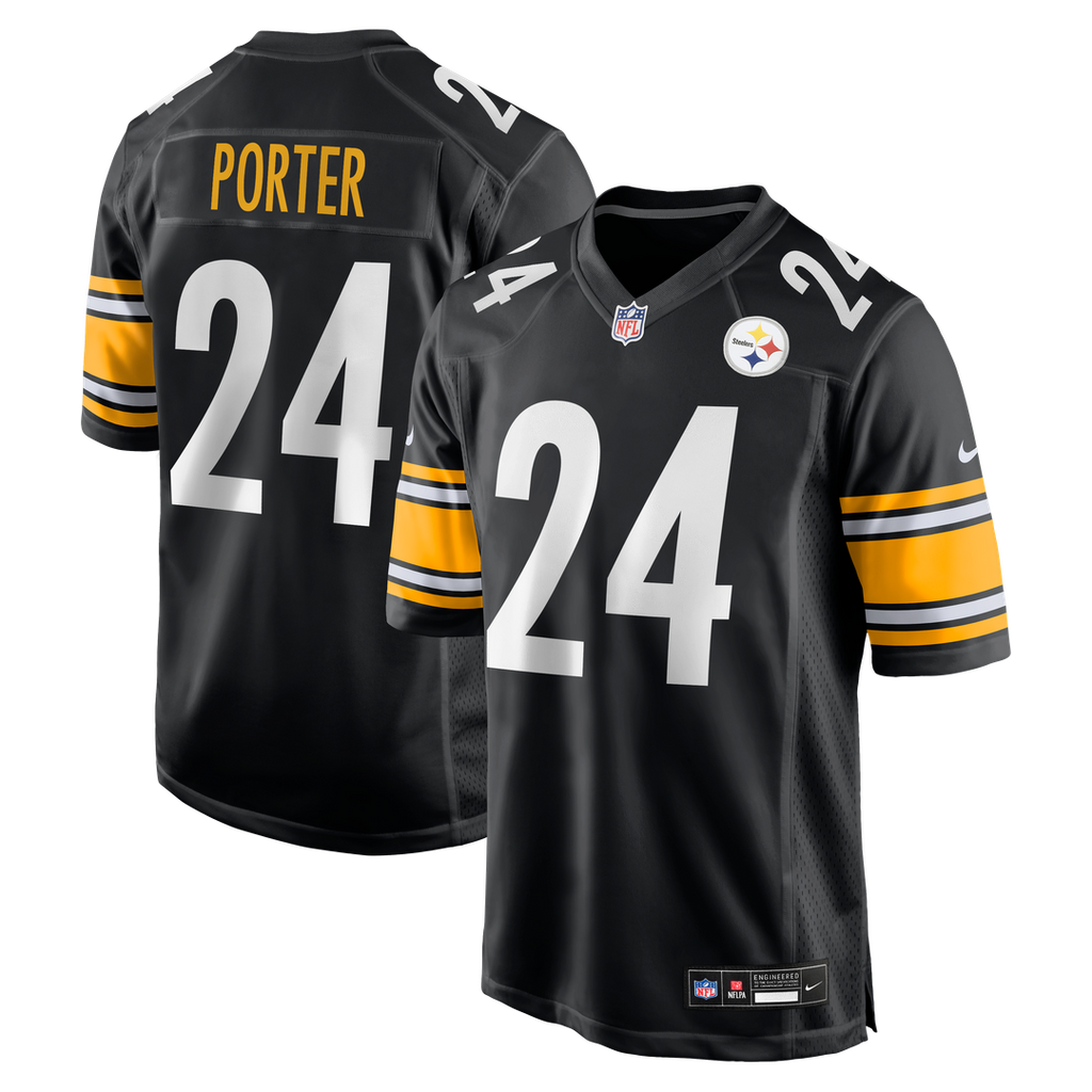 Joey Porter Jr. Pittsburgh Steelers Nike Game Jersey - Black Official NFL Team Apparel Football Fan Gear