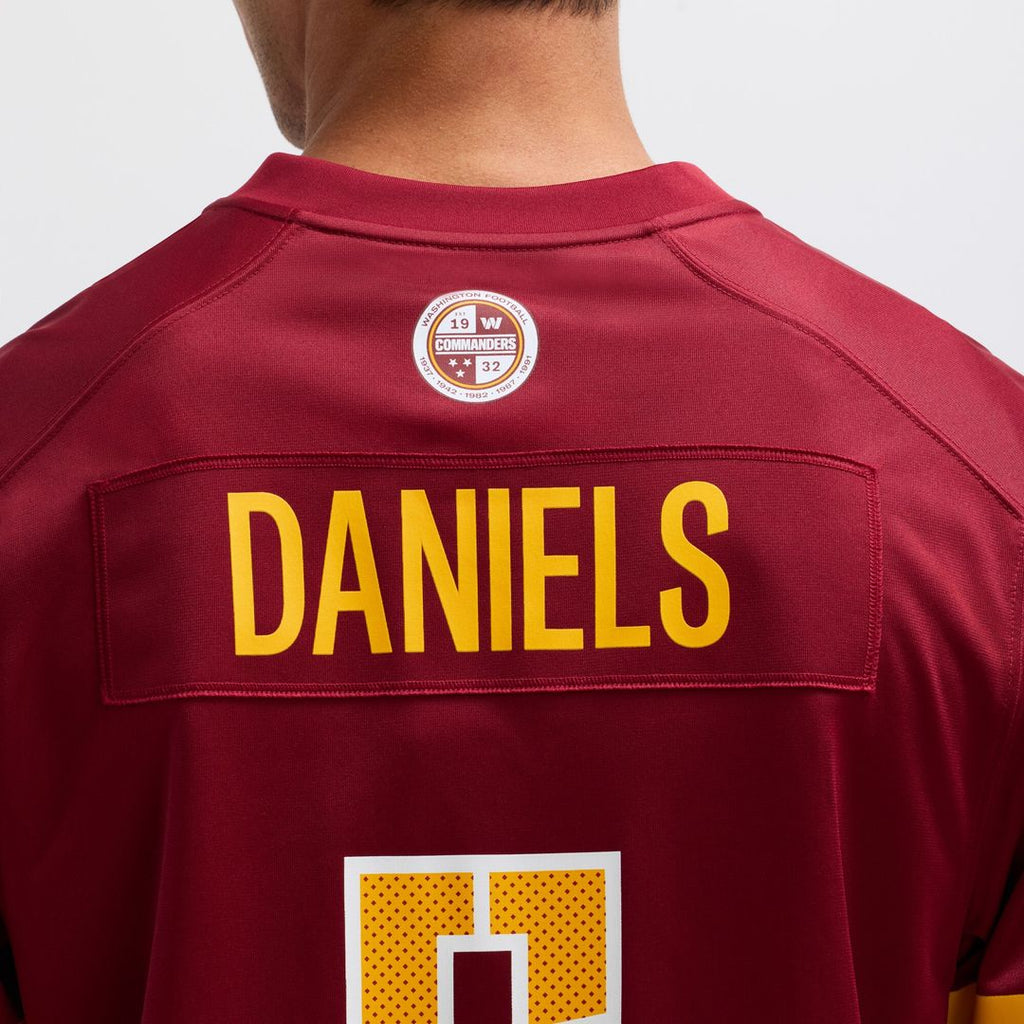 Jayden Daniels Washington Commanders Nike Player Game Jersey - Burgundy Official NFL Team Apparel Football Fan Gear