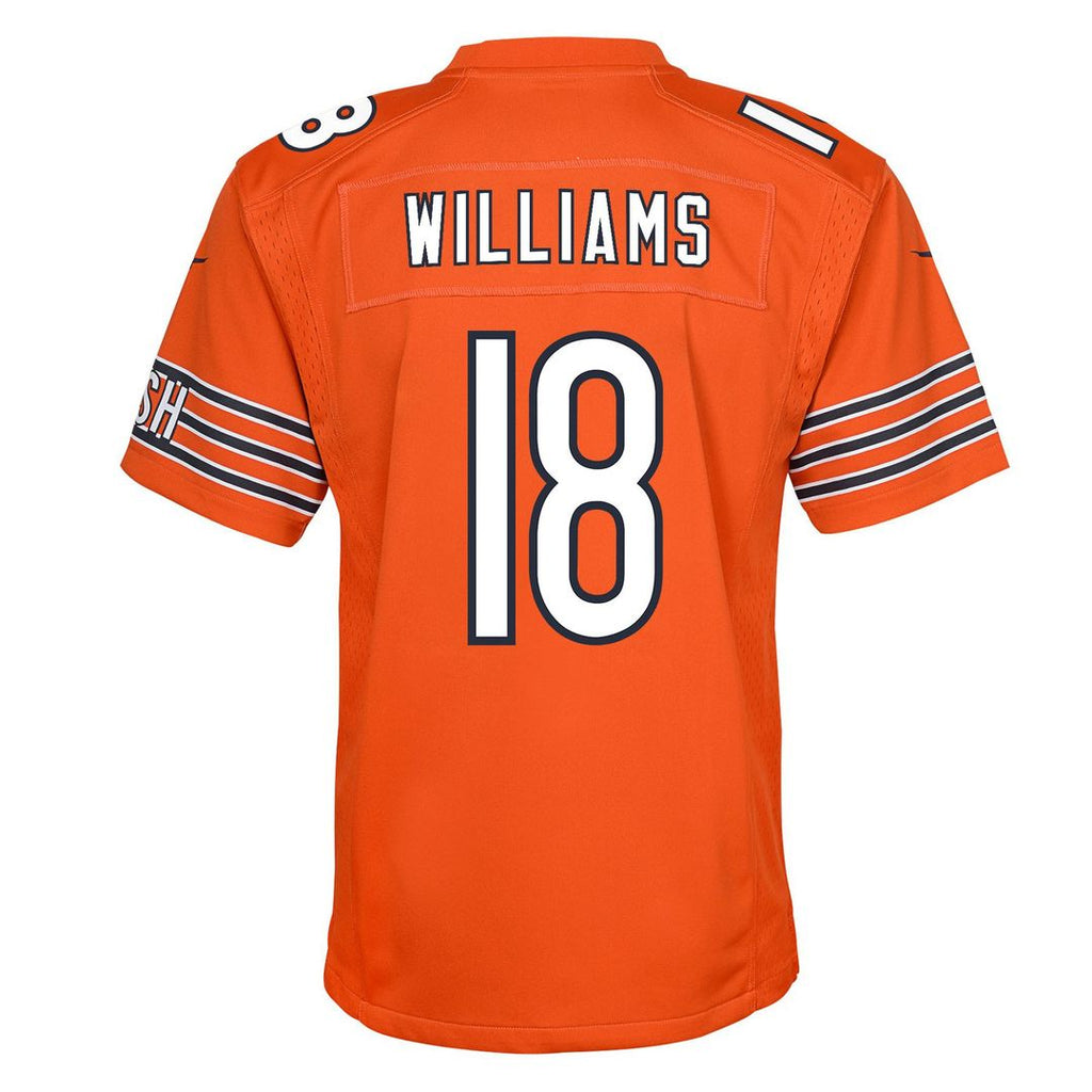 Caleb Williams Chicago Bears Nike Youth Game Jersey - Orange Official NFL Team Apparel Football Fan Gear