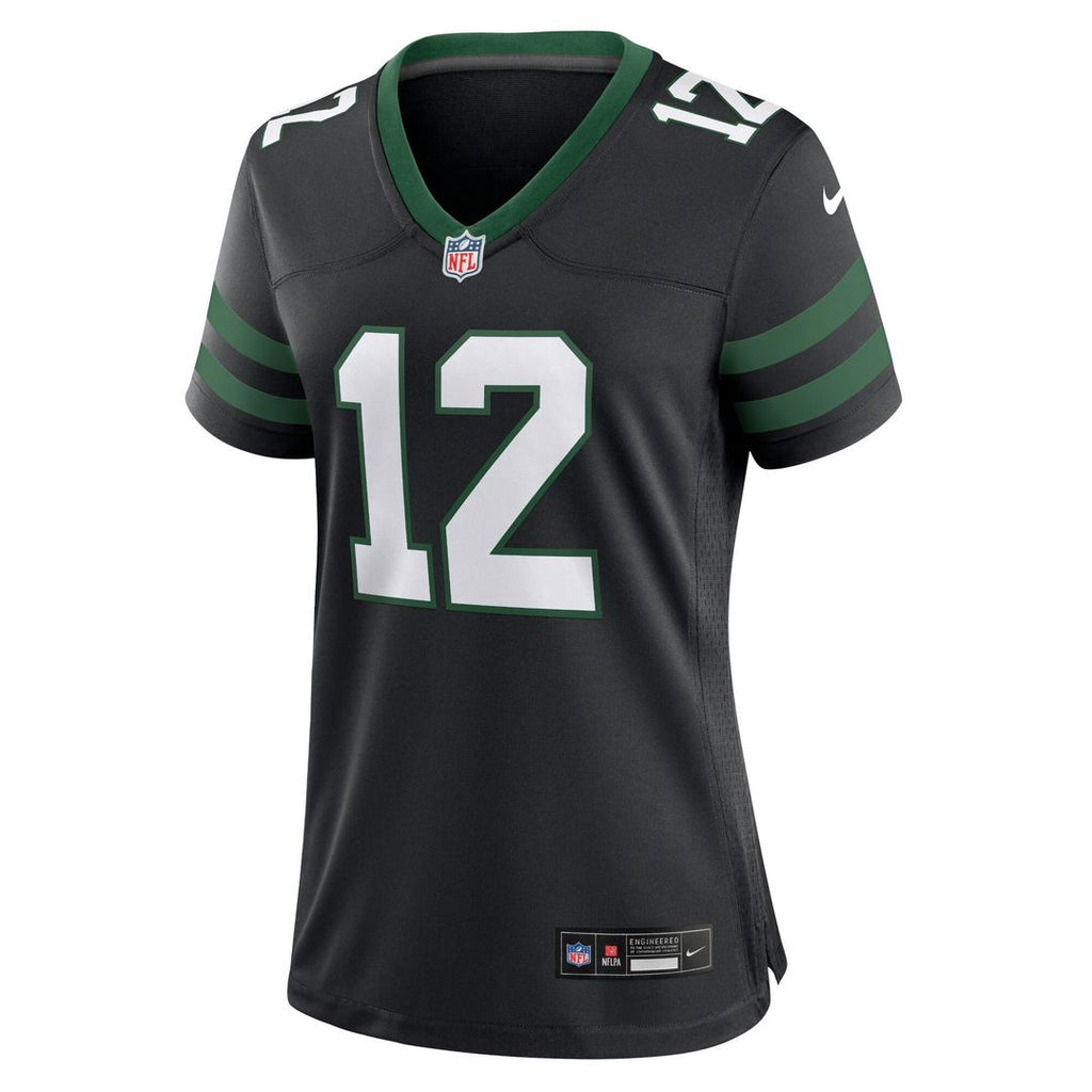 Joe Namath New York Jets Nike Women's Retired Player Alternate Game Jersey - Legacy Black Official NFL Team Apparel Football Fan Gear