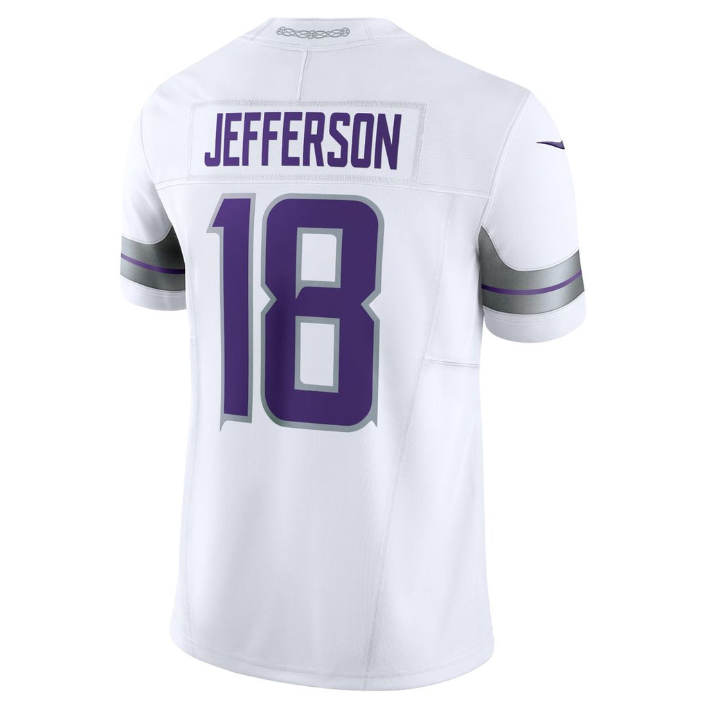 Justin Jefferson Minnesota Vikings Nike Alternate Vapor F.U.S.E. Limited Jersey - White Official NFL Team Apparel Football Fan Gear
