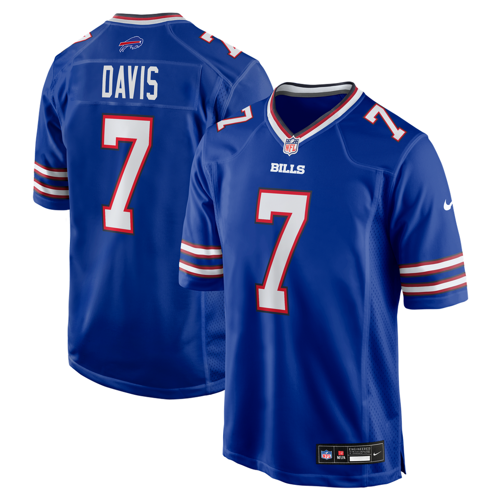 Ray Davis Buffalo Bills Nike Team Game Jersey - Royal Official NFL Team Apparel Football Fan Gear