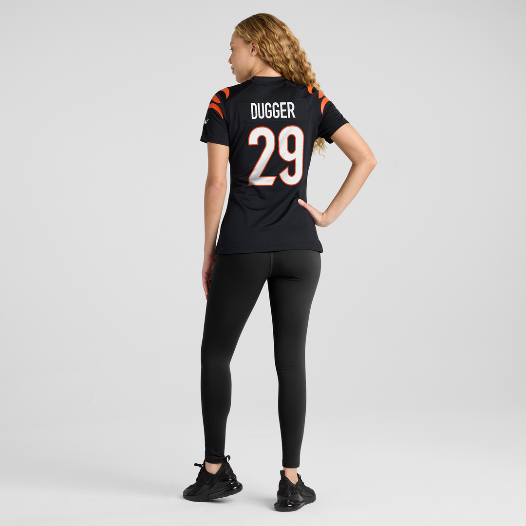 Kyle Dugger Cincinnati Bengals Nike Women's Team Game Jersey - Black Official NFL Team Apparel Football Fan Gear