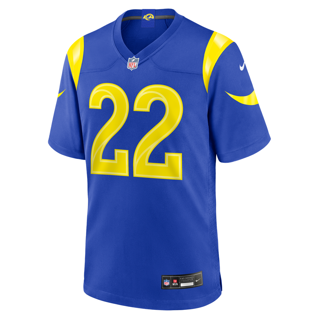 Trent McDuffie Los Angeles Rams Nike Team Game Player Jersey - Royal Official NFL Team Apparel Football Fan Gear