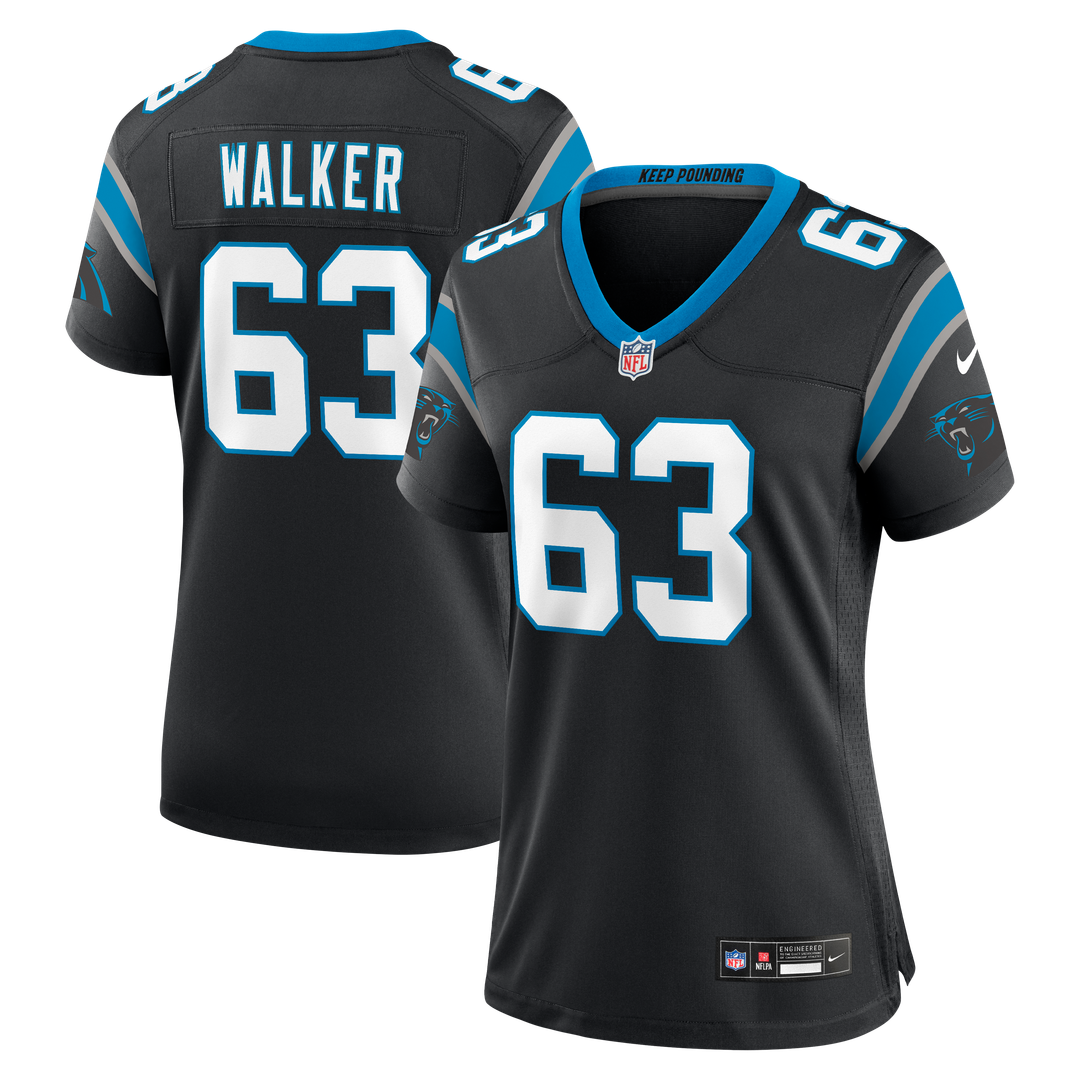 Rasheed Walker Carolina Panthers Nike Women's Team Game Jersey - Black Official NFL Team Apparel Football Fan Gear