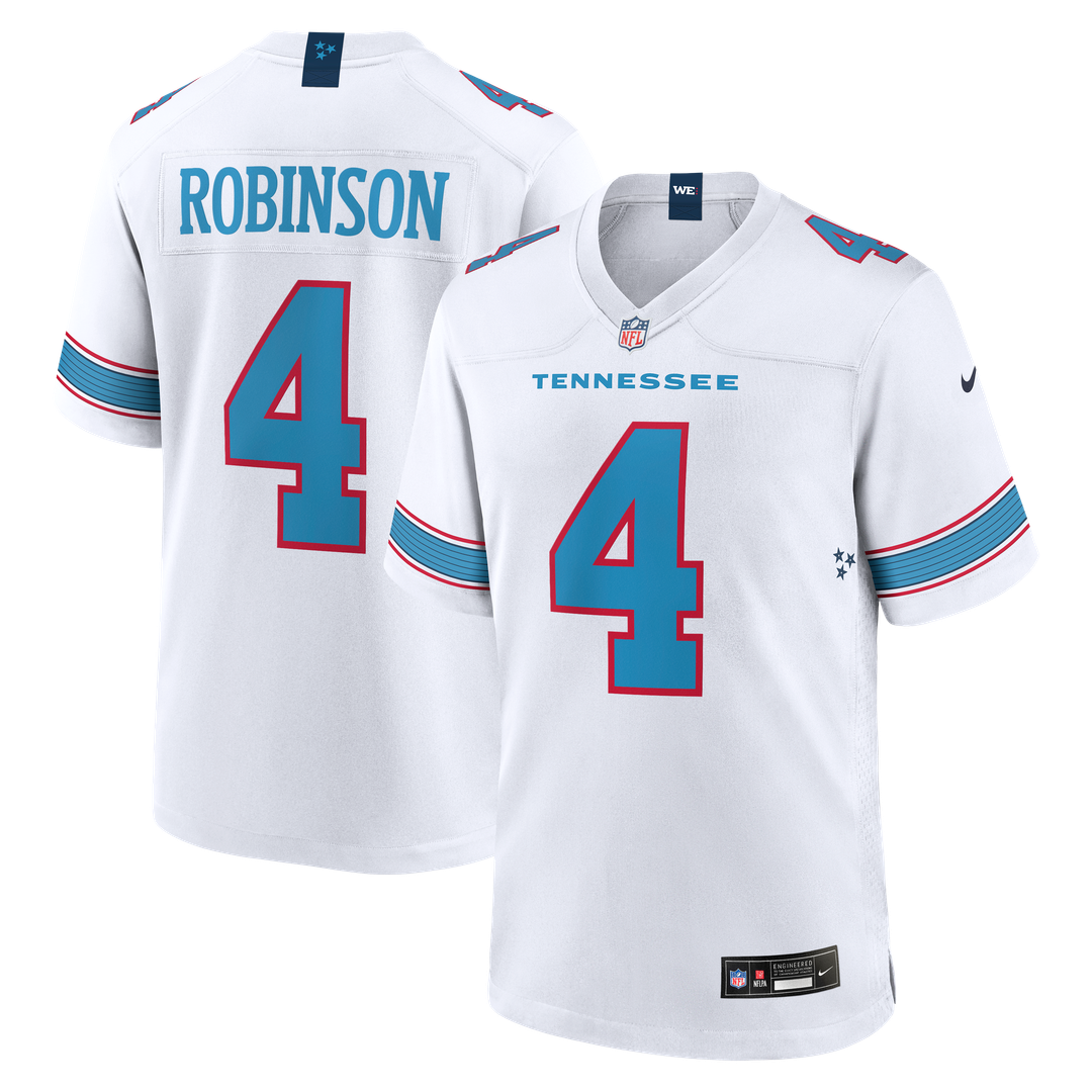 Wan'Dale Robinson Tennessee Titans Nike Team Game Jersey - Light Blue Official NFL Team Apparel Football Fan Gear