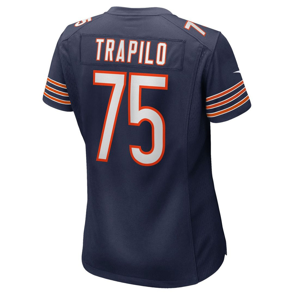 Ozzy Trapilo Chicago Bears Nike Women's Team Game Jersey - Navy Official NFL Team Apparel Football Fan Gear