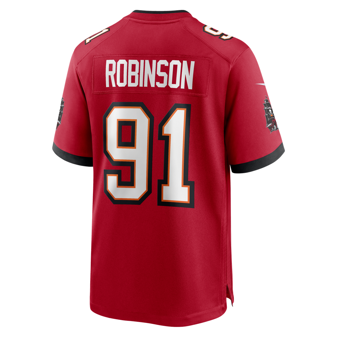 A'Shawn Robinson Tampa Bay Buccaneers Nike Team Game Jersey - Red Official NFL Team Apparel Football Fan Gear