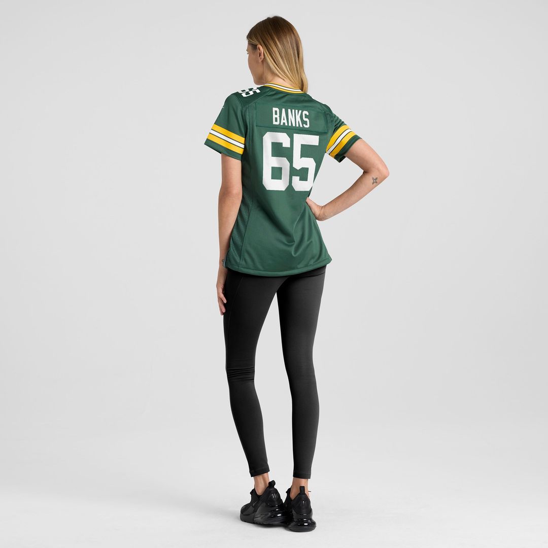 Aaron Banks Green Bay Packers Nike Women's Team Game Jersey - Green Official NFL Team Apparel Football Fan Gear
