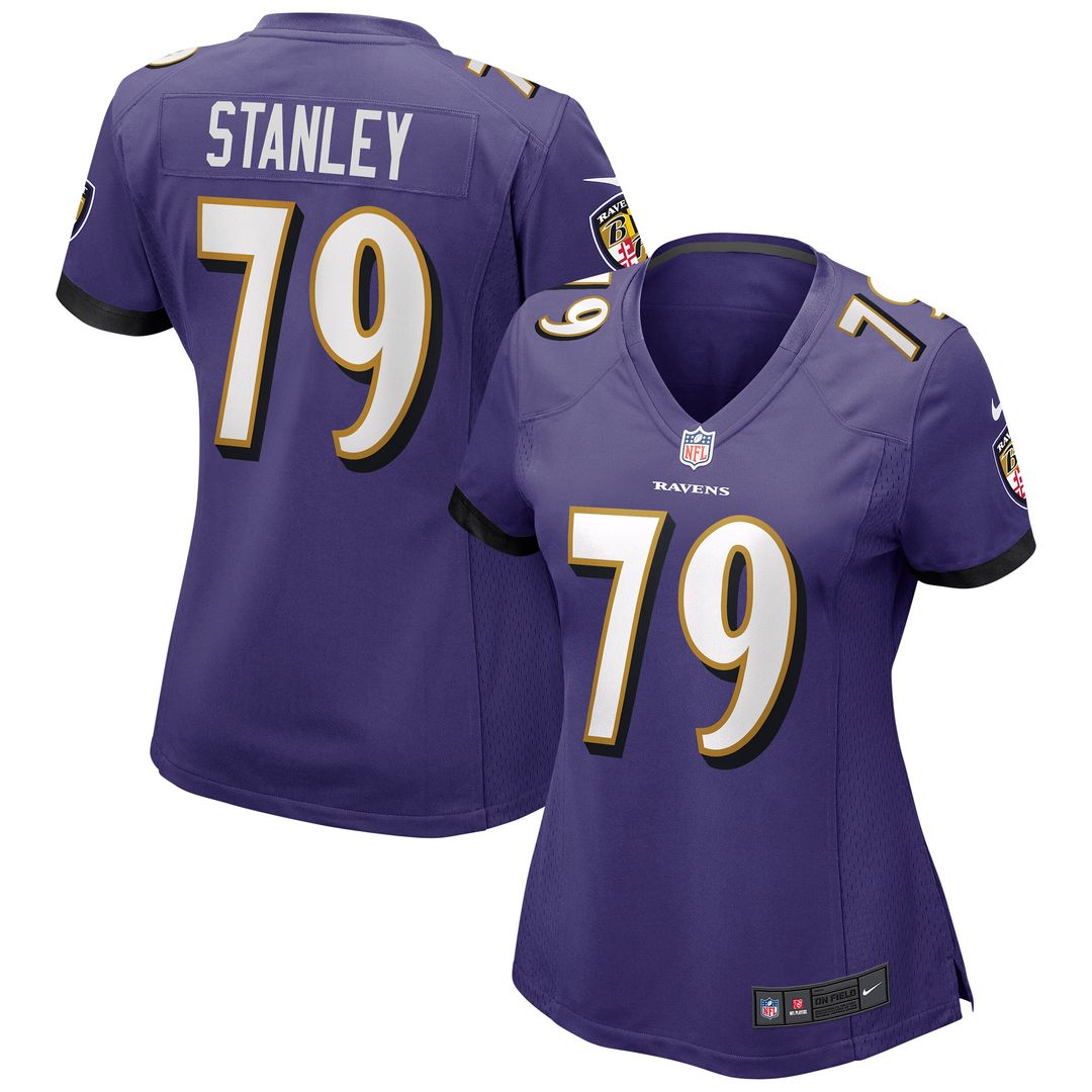Ronnie Stanley Baltimore Ravens Nike Women's Game Jersey - Purple Official NFL Team Apparel Football Fan Gear
