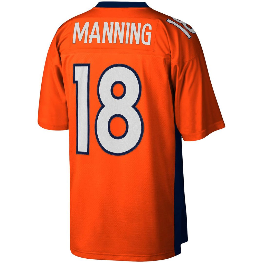 Peyton Manning Denver Broncos Mitchell & Ness Legacy Replica Jersey - Orange Official NFL Team Apparel Football Fan Gear