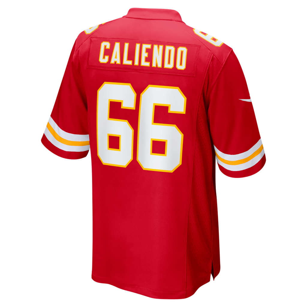 Mike Caliendo Kansas City Chiefs Nike Game Player Jersey - Red Official NFL Team Apparel Football Fan Gear