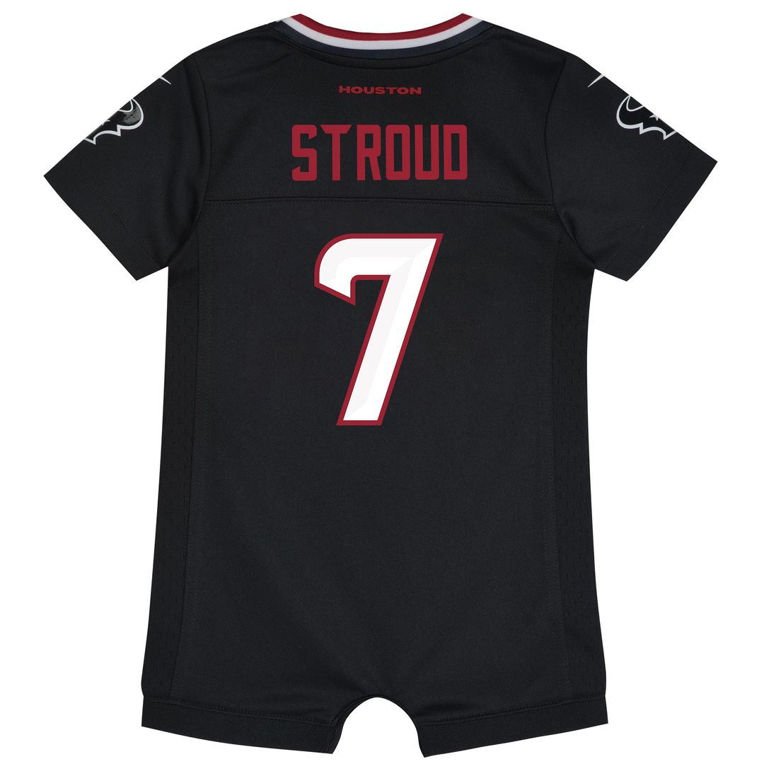 C.J. Stroud Houston Texans Nike Newborn & Infant Game Romper Jersey - Navy Official NFL Team Apparel Football Fan Gear
