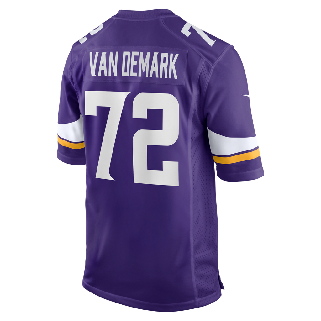 Ryan Van Demark Minnesota Vikings Nike Team Game Jersey - Purple Official NFL Team Apparel Football Fan Gear