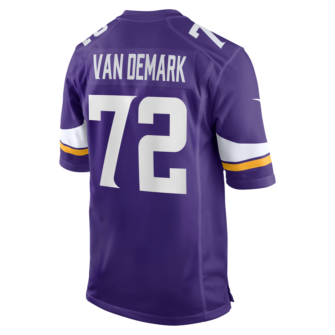Ryan Van Demark Minnesota Vikings Nike Team Game Jersey - Purple Official NFL Team Apparel Football Fan Gear