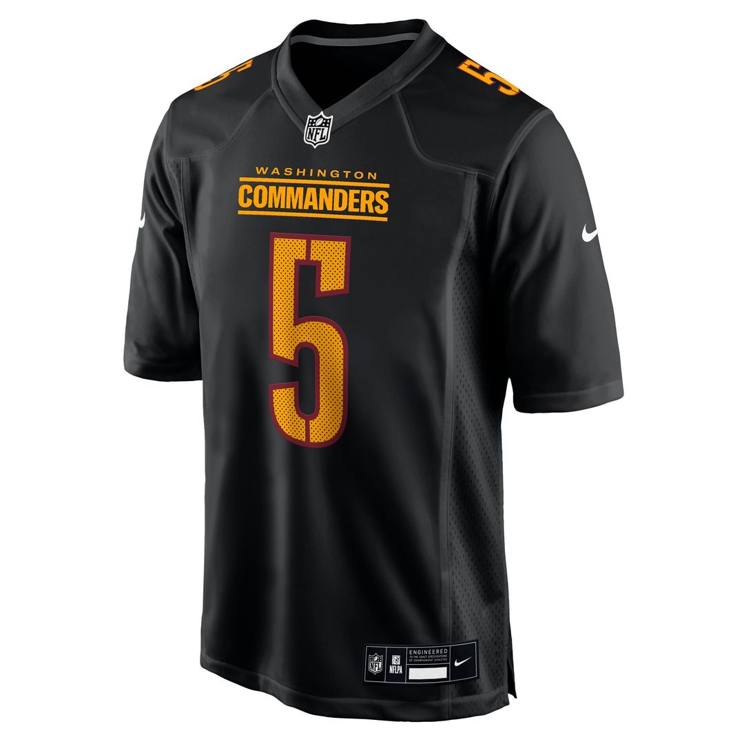Jayden Daniels Washington Commanders Nike Fashion Jersey - Carbon Black Official NFL Team Apparel Football Fan Gear