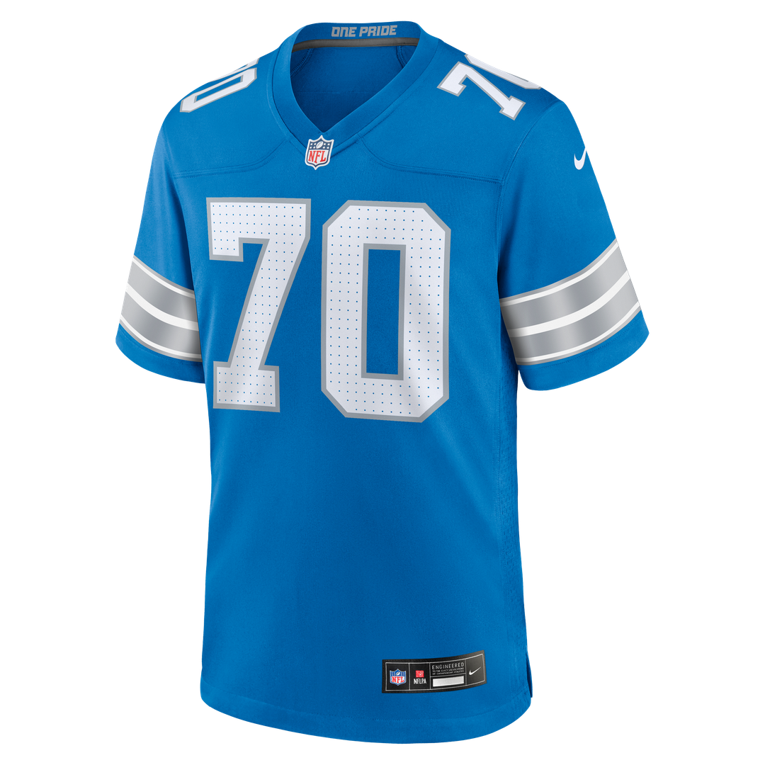 Juice Scruggs Detroit Lions Nike Team Game Jersey - Blue Official NFL Team Apparel Football Fan Gear