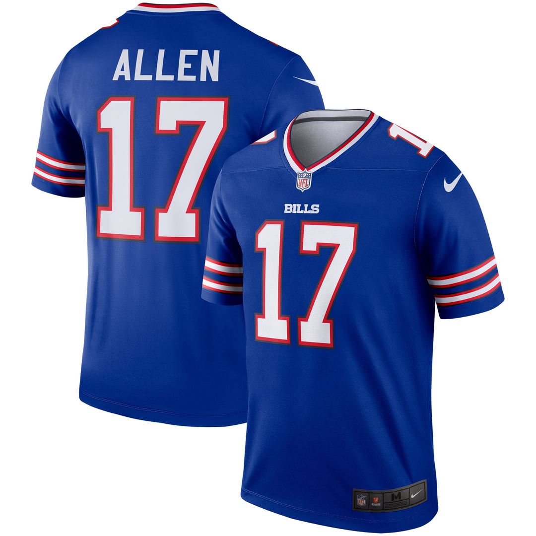 Josh Allen Buffalo Bills Nike Legend Player Performance Top - Royal NFL Fan Gear Popular Style