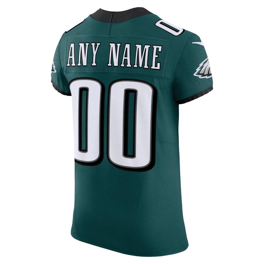 Philadelphia Eagles Nike Team Vapor F.U.S.E. Elite Custom Jersey - Midnight Green Official NFL Team Apparel Football Fan Gear