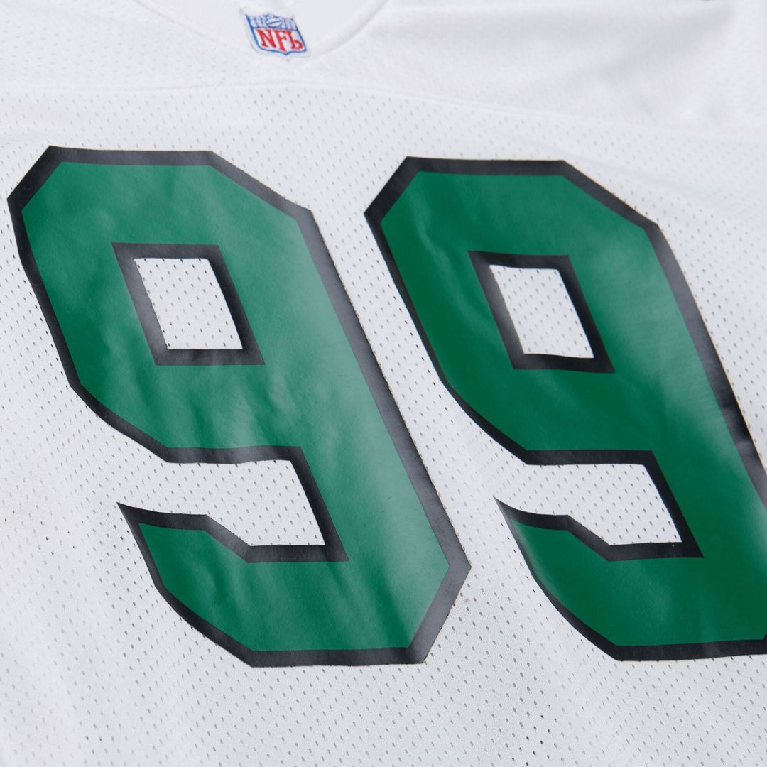 Jerome Brown Philadelphia Eagles Mitchell & Ness 1991 Authentic Throwback Retired Player Jersey - White Official NFL Team Apparel Football Fan Gear